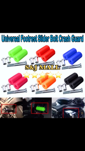 Pair Motorcycle High Quality Universal Footrest Slider Bolt Crash Guard Bumper Footrest Rear Slider Anti Collision