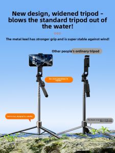 Portable Travel Tripod with 360° Rotation and Anti-Shake Function for Selfie and Vlog
