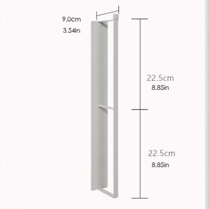 Magnetic No-Drill Side Washing Machine Shelf