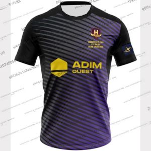 25/26 ใหม่มาถึง Nantes แฮนด์บอล JERSEY แฟชั่น Casual OVERSIZE กีฬาแขนสั้นผู้ใหญ่เด็ก Breathable Quick DRY กีฬา