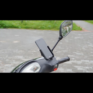 ที่ยึดโทรศัพท์สำหรับจักรยานยนต์ | ติดตั้งได้ทั้งแบบมือจับและฐานกระจก | ระบบล็อกกลไกมือเดียว | ปรับหมุน 360° | แผ่นซิลิโคนกันสะเทือน | รองรับโทรศัพท์ 50-80mm | ไม่ปิดกั้นปุ่มเครื่อง