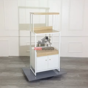 SHUMO Lemari Piring Rak Dapur Minimalis Zircon Series | Kabinet Serba Guna Bumbu Oven Microwave