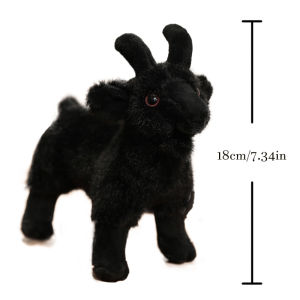 New Goat Plush Toy Stuffed Animal Doll Adorable Goat Keychain Home Decor for Living Room Birthday Gift for Kids and Adults