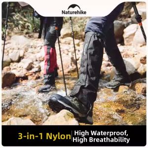 NatureHike | Waterproof and Sandproof Leg Gaiters for Hiking Mountaineering