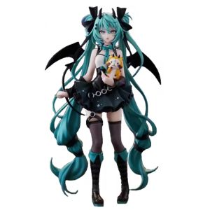 Bandai | Anime Hatsune Miku Gothic Lolita Figure Sleeping Beauty Winter Cherry Mirror Fairy Action Doll PVC Model Collectible Toy Gift