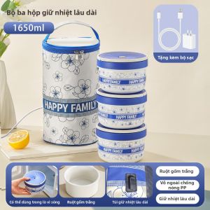 WANGLIMIAO | Hộp Cơm Điện Sưởi Nóng Cách Nhiệt 24 Giờ