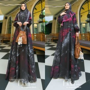 (2o1) OMEIRO ELDA SERIES 10  Baju Dress Gamis Syari Muslimah Elda Series Vol.10 By Omeiro. Nazra Sha