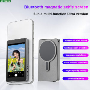 Mobile Phone Magnetic Selfie Screen Projector Wireless Cell Phone Vlog Selfie Monitor Back Camera Display Rear Camera Screen Projector