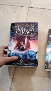 Magnus Chase and the Gods of Asgard book series( 3books/set) by Rick Riordan: The Sword of Summer The Hammer of Thor The Ship of the Dead. Fantasy adventure novels for young adults.