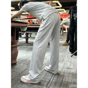 OUMULONG | Lightweight Cooling Ice Silk Summer Trousers
