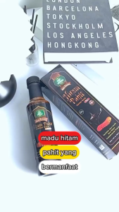 Madu Hitam Pahit Propolis Daun Insulin Brotowali Bidara plus Sambiloto Gamat Gold Kemasan Plastik 460gram ABBAS