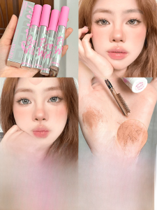 Natural Wild Brow Mascara Waterproof Long-lasting Non-smudging Light Pink Korean Style Eyebrow Makeup Tool by Neiyou