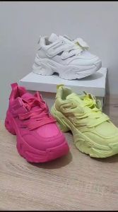 JY 1541 Sepatu Wanita Sneakers LES DUA SPORT Trendy heels 7 cm ELEGAN CANTIK Pesta Kerja Keren Trend Kualitas Bagus Impor shoes