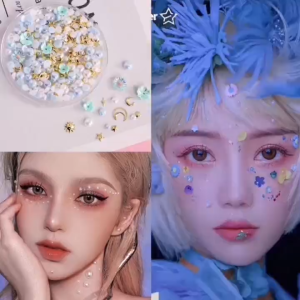 🍒 สินค้าพร้อมส่ง 🍒 เจลกากเพชรทาตา Glitter Eye Makeup กลิตเตอร์ ติดตากากเพชร DIY ตกแต่งเล็บ / อุปกรณ์แต่งหน้า ความงาม สําหรับผู้หญิง