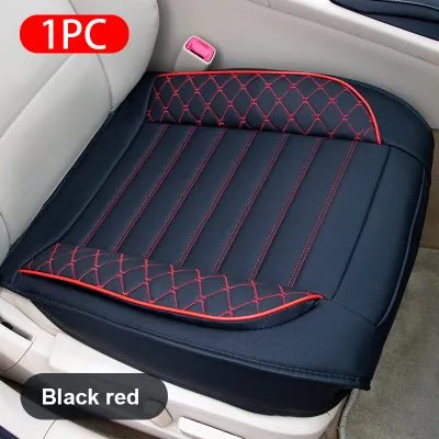 SEAMETAL Full-Surrounded Car Seat Cover Premium PU Leather Auto Seat Protector Cushion Antii Scratch Chair Protection Pad Mat