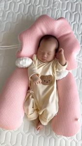 หมอนเด็ก หมอนเด็กทารก หมอนสำหรับเด็ก ปลอบประโลม + รูปทรง หมอนคงที่ถอดออกได้ ปรับได้สามด้าน ออกเหงื่อไม่อับชื้น หมอนกันสะดุ้ง หมอนหลุมหัวทุย หมอนเด็ก หมอนทารก หมอนเด็กแรกเกิด หมอนผ้าฝ้าย หมอนหัวทุยเด็ก หมอนหัวทุยทารก หมอนป้องกันหัวแบน