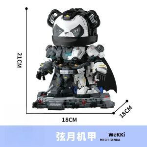 Đồ Chơi Lắp Ráp Mô Hình Robot Panda Với Kính Thiên Văn LED Tàu Vũ Trụ Cơ Khí Cho Trẻ Em & Người Lớn Quà Tặng Sáng Tạo