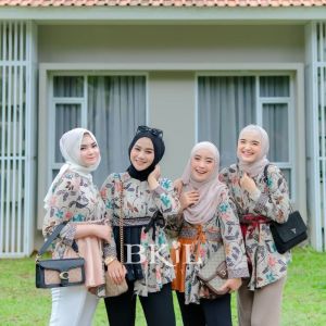 bisa cod Blus Wanita Blus Batik Wanita Blus Batik Wanita Modern Bolero Batik Blus Bolero Batik Blus
