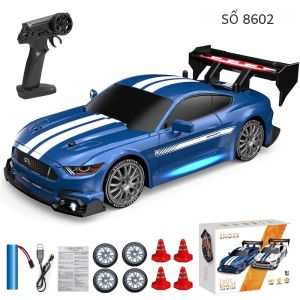 Xe Điều Khiển Từ Xa Tốc Độ Cao Mô Hình AE86 4WD Tỷ Lệ 1/24 Điều Khiển 2.4G Điện Có Đèn LED Đồ Chơi Đua Xe Dành Cho Bé Trai Và Trẻ Em Kèm Pin Lithium