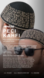 Peci Kahfi ROSAL Original Pecicap Kopiah Songkok Rosalhat Sholat Shalat Pria Haji Umrah Asli