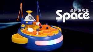 MALOTOYS - Rocket 2in1 Fishing & Whack A Mole Game Space Mainan Pancing Pancingan Games Luar Angkasa Learning Board Fish Type Pancingan Puzzle Board Papan Mainan Edukasi Hadiah Malo Toys