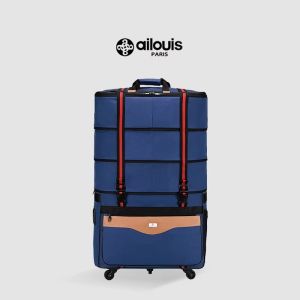 Oxford Cloth Foldable Expandable Travel Luggage Large Capacity