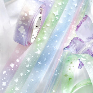 Stickers Punk | Pull Glitter PET Tape ins Style Gradient Design