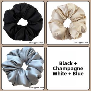 Silk Soft Satin Retro Style Hair Ring