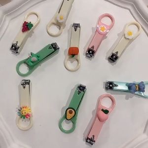 BW-C957 Gunting Kuku Mini Karakter 3D Lucu dengan Gantungan Praktis