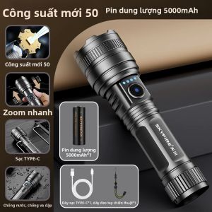 SKY FIRE | Đèn Pin Laser Tactial Ngoài Trời Cường Lực Sáng Mạnh Bền Bỉ