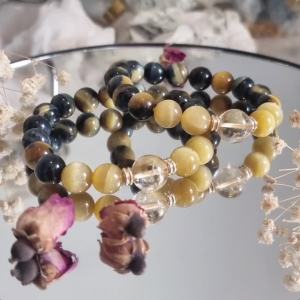 Citrine & Tigers Eye Abundance Prosperity & Protection Bracelet