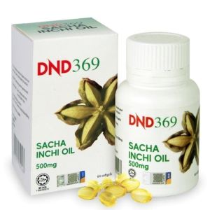 ❤️Official Store❤️ DND369 100% Organics Sacha Inchi Oil  500mg x 60 Softgel