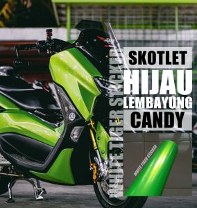 SKOTLET STIKER MOTOR HIJAU LEMBAYUNG SKOTLET MAGIC CANDY STIKER VOLCANO SCOLTITE GREEN MAGIC CANDY STIKER VIRAL SKOTLET HARGA PROMO BISA COD