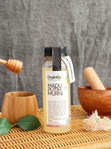 OrganiQu Madu Putih Murni 335gr Premium raw Honey madu sehat