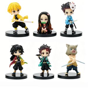 Bandai | Mô Hình Nhân Vật Anime Quỷ Diệt Quỷ - Tanjiro Nishiki Inosuke Zenitsu Phiên Bản Q 15 Kiểu Dáng Đồ Chơi Mô Hình Hành Động Sưu Tầm Dành Cho Người Hâm Mộ