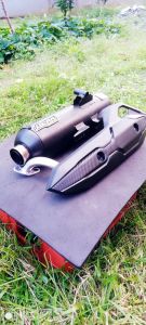 knalpot ORIGINAL GEAR PRO RACING model standar metik yamaha dan Honda