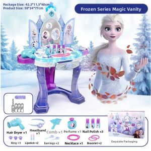 PALONG | Elsa Princess Role Play Makeup Table 3-6 Year Girls Birthday Gift