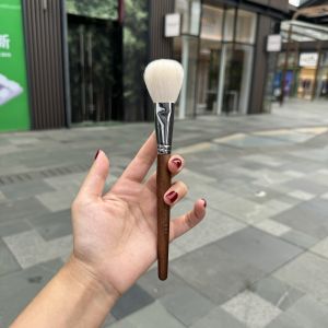 Chổi Trang Điểm Pure Wool Chuyên Nghiệp Đầu Tròn Nhỏ Lông Động Vật Chổi Tán Phấn Chổi Son Má Hồng Chổi Trang Điểm