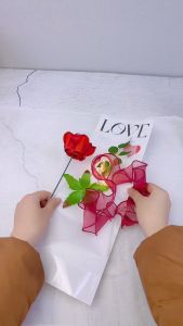 (20PCS) SINGLE A DESIGN  Flower Wrapping Paper Flower Paper Wrapping Bouquet Paper Gift Pembalut Kertas Bunga