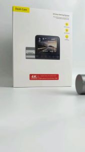 A500s+ 4K HD GPS WIFI กล้องติดรถยนต์ Super Night Vision อัพเดทใหม่ชิปอัจฉริยะ เซ็นเซอร์แรงโน้มถ่วง การบันทึกแบบวนซ้ำ car dash พร้อมหน้าจอขนาดเล็ก และประกัน 12 เดือน