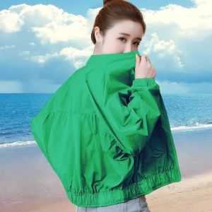 Womens Casual Loose Summer Spring New Style Korean Version Short Length Fashionable All-Match Sun Protection Jacket