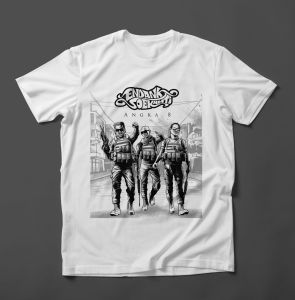 kaos distro ENDANK SOEKAMTI angka 8 - kaos band