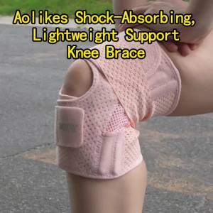 AOLIKES | AOLIKES 1PCS Knee Brace for Workout Adjustable Knee Wrap with Side StabilizersUltra-Soft Bandage for Sports Running