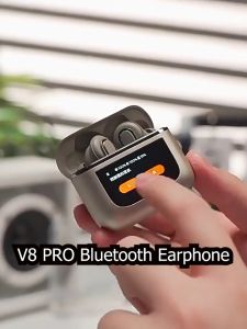 V8 Pro TWS Screen A9 pro Wireless Bluetooth Earphones Supper Bass Smart Touch Screen Earbuds with microphone