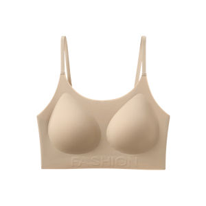 MiiOW | เสื้อชั้นในแบบมีโครงเสริมด้านข้างไร้ตะเข็บ ทรงเอ คัพเดียว เซ็กซี่ ระบายอากาศได้ดี ป้องกันรอยต่อเนื้อเยื่อ