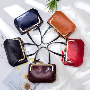 Royal Bagger Coin Purse for Women Genuine Cow Leather Ladies Vintage Shoulder Bag Large Capacity Handbag Clutch Purse 2007