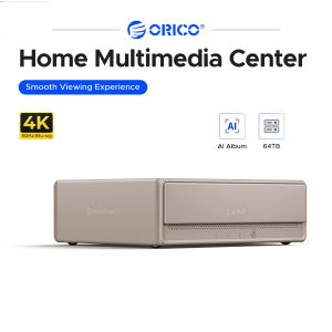 ORICO Al Photo Album 64TB NAS Storage 8GB DDR4 Dual 2.5GbE USB3.2 HDMI*12 HDD slots(24TB per slot) 2 M.2 NVME SSD slots(8TB slot)With CyberData OS APP(CS200PRO)