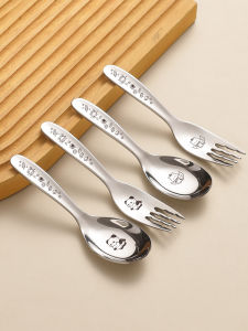 CHUANGSHUNFU | Stainless Steel 316 Food Grade Baby Spoon and Fork Personal Use