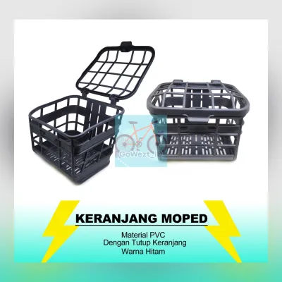 Keranjang Depan Sepeda Listrik Plastik PVC Tebal Universal Goda Exotic Uwinfly Genio | High Quality