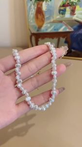 Vòng Cổ Ngọc Trai Baroque Dành Cho Nữ Kiểu Dáng Đơn Giản Thời Trang Dây Chuyền Xương Quai Xanh Màu Trắng Trang Sức Cưới Thiết Kế Hợp Xu Hướng